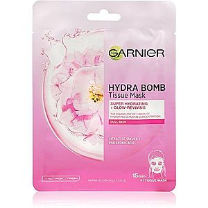 Garnier Skin Naturals Hydra Bomb plátýnková maska s rozjasňujícím účinkem 28 g obraz