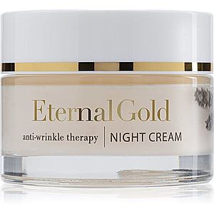 Organique Eternal Gold Anti-Wrinkle Therapy noční protivráskový krém pro suchou až citlivou pleť 50 ml obraz