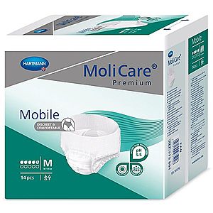MoliCare Mobile 5 kapek vel. M inkontinenční kalhotky 14 ks obraz