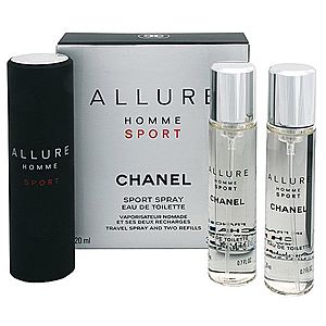Chanel Allure Homme Sport - EDT 20 ml (plnitelný flakon) + náplň (2 x 20 ml) obraz