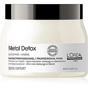 L’Oréal Professionnel Serie Expert Metal Detox hloubkově vyživující maska pro barvené a poškozené vlasy 500 ml obraz