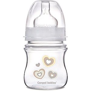 Canpol babies Newborn Baby kojenecká láhev 0m+ Beige 120 ml obraz