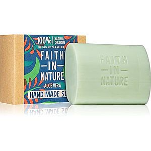 Faith In Nature Hand Made Soap Aloe Vera přírodní tuhé mýdlo s aloe vera 100 g obraz