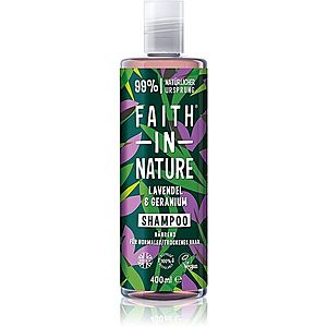 Faith In Nature Lavender & Geranium přírodní šampon pro normální až suché vlasy 400 ml obraz