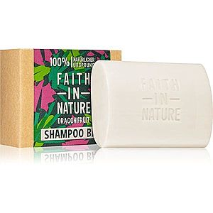 Faith In Nature Dragon Fruit organický tuhý šampon pro poškozené a barvené vlasy 85 g obraz
