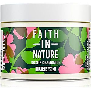 Faith In Nature Rose & Chamomile regenerační maska pro poškozené vlasy 300 ml obraz