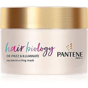 Pantene Hair Biology De-Frizz & Illuminate maska na vlasy pro suché a barvené vlasy 160 ml obraz