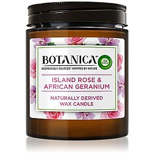 Air Wick Botanica Island Rose & African Geranium vonná svíčka s vůní růží 205 g obraz