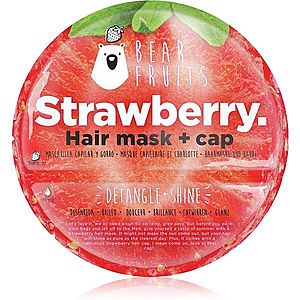 Bear Fruits Strawberry maska na vlasy pro lesk a hebkost vlasů 20 obraz