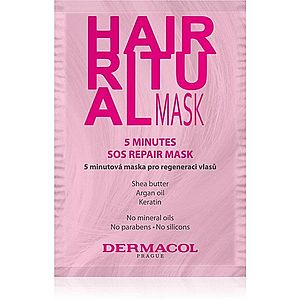 Dermacol Hair Ritual intenzivní regenerační maska na vlasy 15 ml obraz