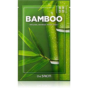 The Saem Natural Mask Sheet Bamboo plátýnková maska se zpevňujícím účinkem 21 ml obraz