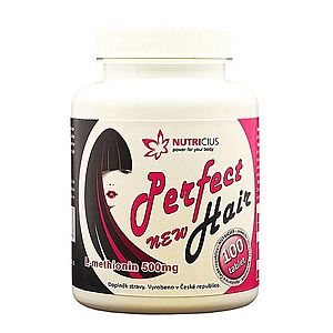 Nutricius Perfect HAIR new methionin 500 mg 100 tablet obraz