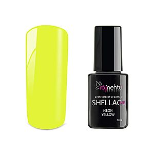 Ráj nehtů UV gel lak Shellac Me 12ml - Neon Yellow obraz
