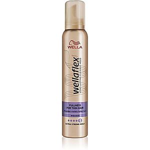 Wella Wellaflex Fullness For Thin Hair pěnové tužidlo s extra silnou fixací pro jemné vlasy 200 ml obraz