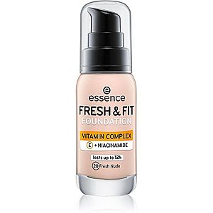 Essence Fresh & Fit tekutý make-up odstín 20 Fresh Nude 30 ml obraz