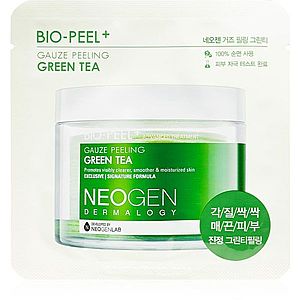 Neogen Dermalogy Bio-Peel+ Gauze Peeling Green Tea peelingové pleťové tamponky pro rozjasnění a hydrataci 8 ks obraz