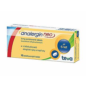 Analergin Neo 5 mg 10 tablet obraz