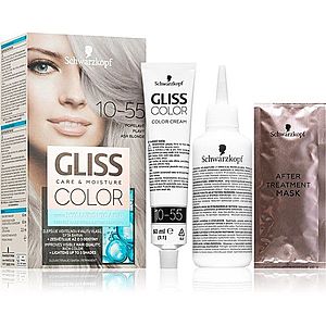 Schwarzkopf Gliss Color permanentní barva na vlasy odstín 10-55 Ash Blond obraz