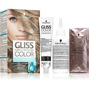 Schwarzkopf Gliss Color permanentní barva na vlasy odstín 8-16 Natural Ash Blonde obraz