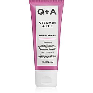 Q+A Vitamin A. C. E obnovující gelová maska s vitamíny A, C, E 75 ml obraz