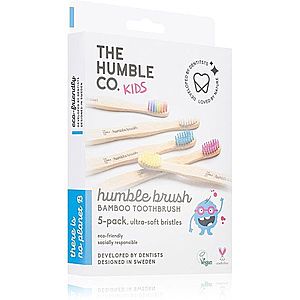The Humble Co. Brush Kids bambusový zubní kartáček ultra soft pro děti 5 ks obraz