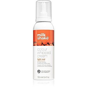 Milk Shake Colour Whipped Cream tónovací pěna pro všechny typy vlasů Light Red 100 ml obraz