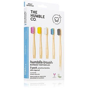 The Humble Co. Brush Adult bambusový zubní kartáček extra soft I. 5 ks obraz