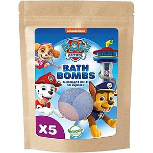 Nickelodeon Paw Patrol Bath Bomb koupelová bomba mix pro děti Universal 5x50 g obraz