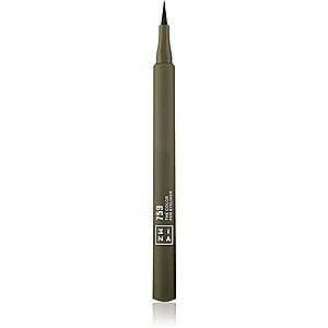 3INA The Color Pen Eyeliner oční linky ve fixu odstín 759 - Olive green 1 ml obraz