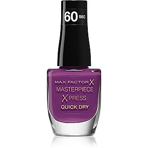 Max Factor Masterpiece Xpress rychleschnoucí lak na nehty odstín 360 Pretty As Plum 8 ml obraz