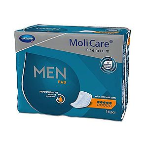 MoliCare Men 5 kapek inkontinenční vložky 14 ks obraz