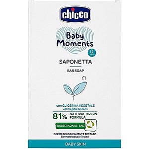 Chicco Baby Moments tuhé mýdlo na ruce 100 g obraz