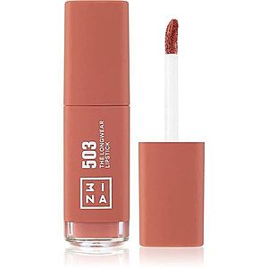 3INA The Longwear Lipstick dlouhotrvající tekutá rtěnka odstín 503 - Nude 6 ml obraz