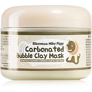 Elizavecca Milky Piggy Carbonated Bubble Clay Mask hloubkově čisticí pleťová maska pro problematickou pleť, akné 100 g obraz