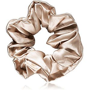 Crystallove Silk Scrunchie hedvábná gumička do vlasů Gold 1 ks obraz