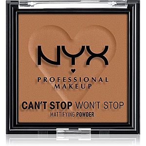 NYX Professional Makeup Can't Stop Won't Stop Mattifying Powder matující pudr odstín 08 Mocha 6 g obraz