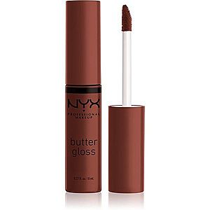NYX Professional Makeup Butter Gloss lesk na rty odstín 51 Brownie Drip 8 ml obraz