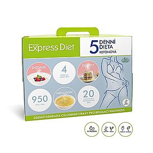 5denní proteinová ketonová dieta na hubnutí - Express Diet 20×59 g, 5denní proteinová ketonová dieta na hubnutí - Express Diet 20×59 g obraz