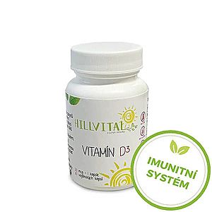 HillVital | Vitamín D3, 60 kapslí obraz