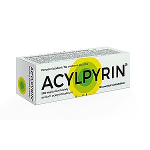 Acylpyrin 500 mg 15 šumivých tablet obraz