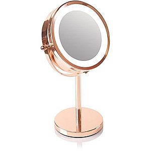 RIO Rose gold mirror podsvícené kosmetické zrcátko obraz