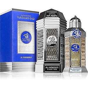 Al Haramain Platinum Oud 50 years parfémovaná voda unisex 100 ml obraz