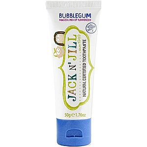 Jack N’ Jill Toothpaste přírodní zubní pasta pro děti příchuť Bubblegum 50 g obraz
