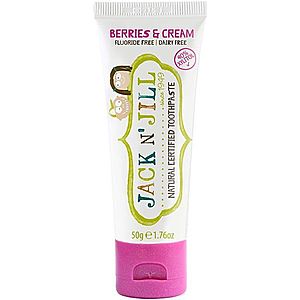 Jack N’ Jill Toothpaste přírodní zubní pasta pro děti příchuť Berries & Cream 50 g obraz