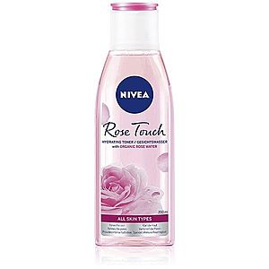 Nivea Rose Touch hydratační pleťová voda 200 ml obraz
