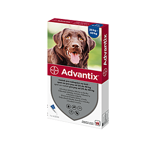 Advantix pro psy od 25 do 40 kg spot-on 1x4 ml obraz