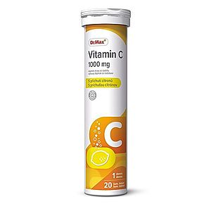 Dr. Max Vitamin C 1000 mg citron 20 šumivých tablet obraz
