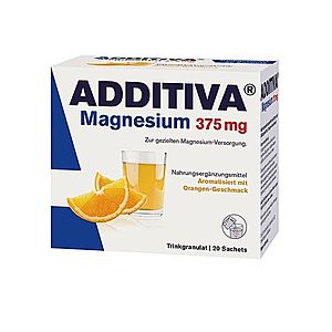 Additiva Magnesium nápoj 375 mg pomeranč 20 sáčků obraz