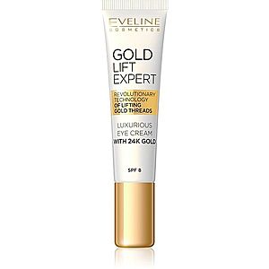 Eveline Cosmetics Gold Lift Expert luxusní krém na oči a víčka s 24karátovým zlatem (SPF 8) 15 ml obraz