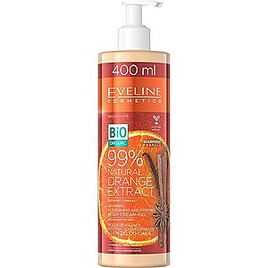 Eveline Cosmetics Bio Organic Natural Orange Extract výživný a zpevňující tělový krém s hřejivým účinkem 400 ml obraz